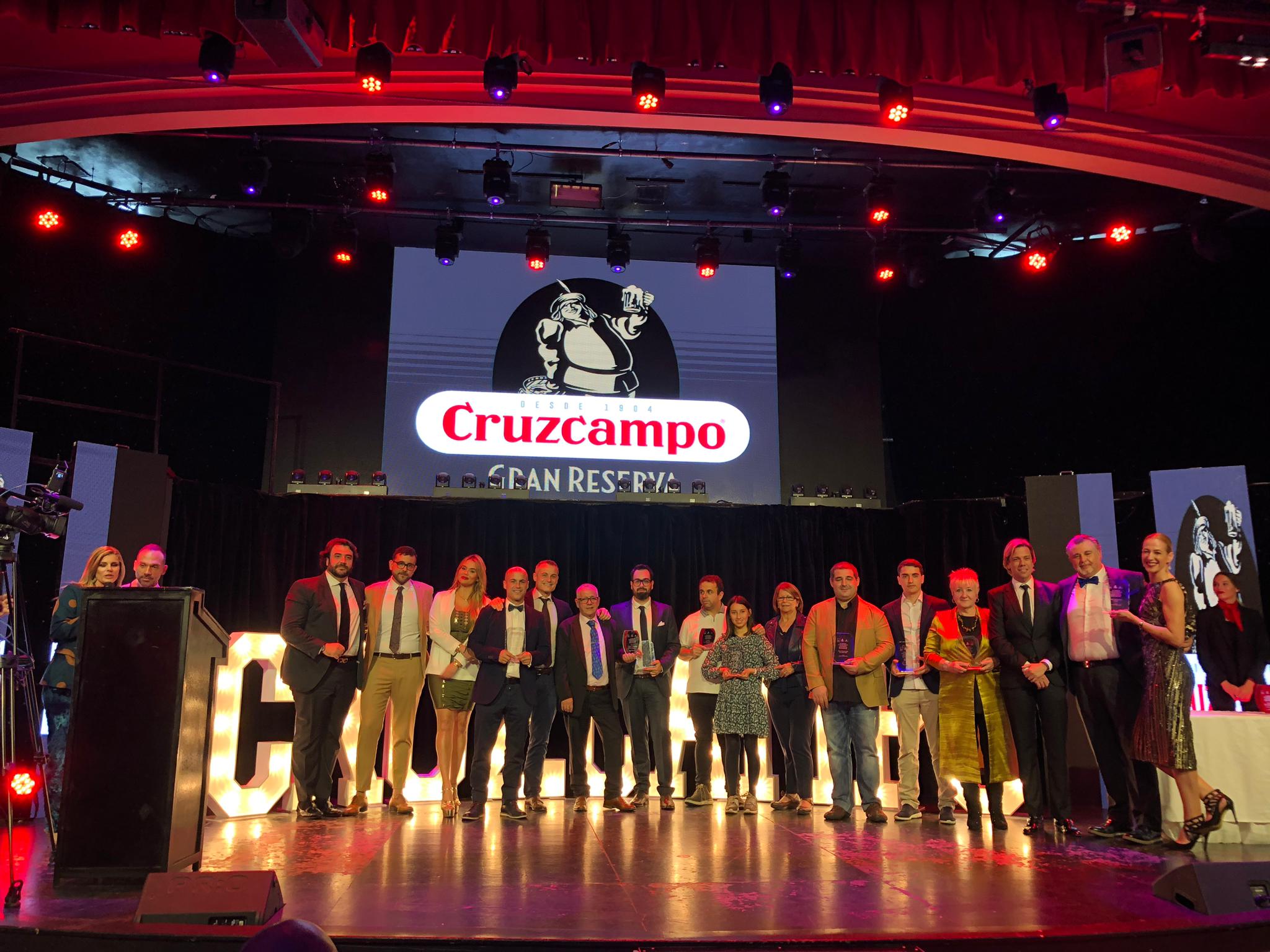 Gala de entrega de los IV Premios Gastronómicos Cruzcampo Gran Reserva Mesa Abierta
