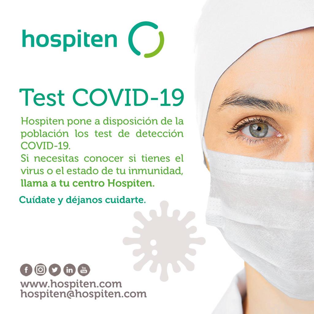 Hospiten pone al servicio de los usuarios el servicio de Testes de detección de Corona Virus