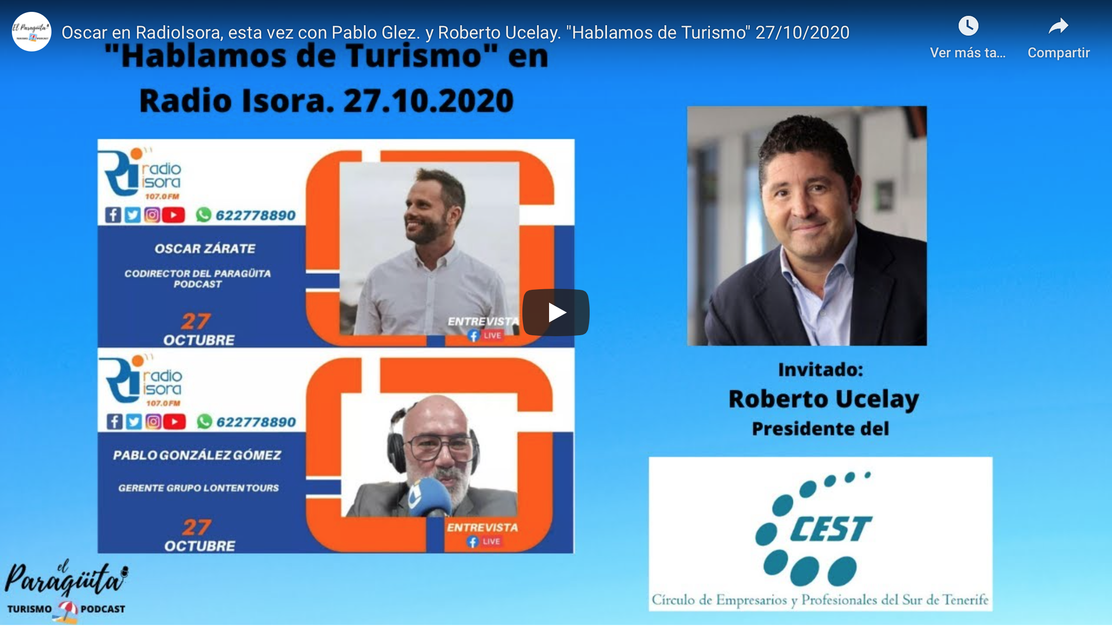 Entrevista a Roberto Ucelay, Presidente de CEST en Radio Isora.