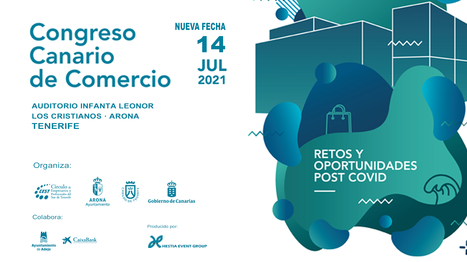 CAMBIO DE FECHA DEL CONGRESO CANARIO DE COMERCIO AL 14 DE JULIO 2021