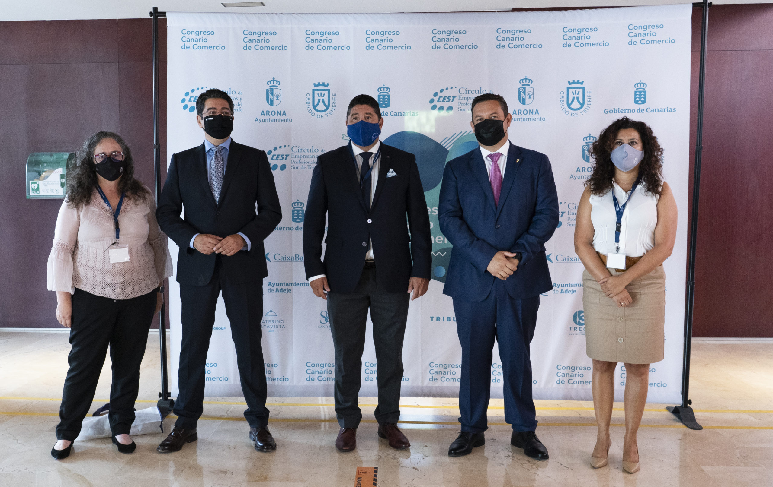 Fotos del Hall y del Photocall del Congreso Canario de Comercio