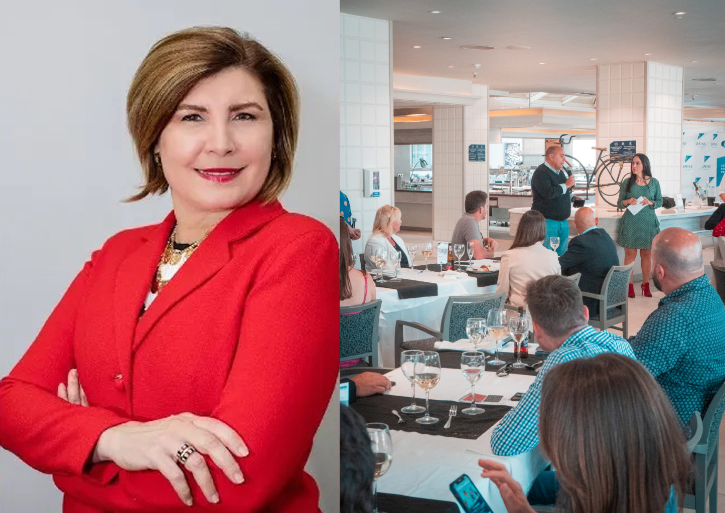 La presidenta de la Cámara Hispanoamericana del Norte de Virginia, EEUU, Susana Marino, estará este viernes 28 de octubre en el networking de empresarios organizado por el Cest en el Hotel Gran Arona de los Cristianos, con el patrocinio de AS Publicidad. Inscripciones por email a info@cest.akrolihonline.com
