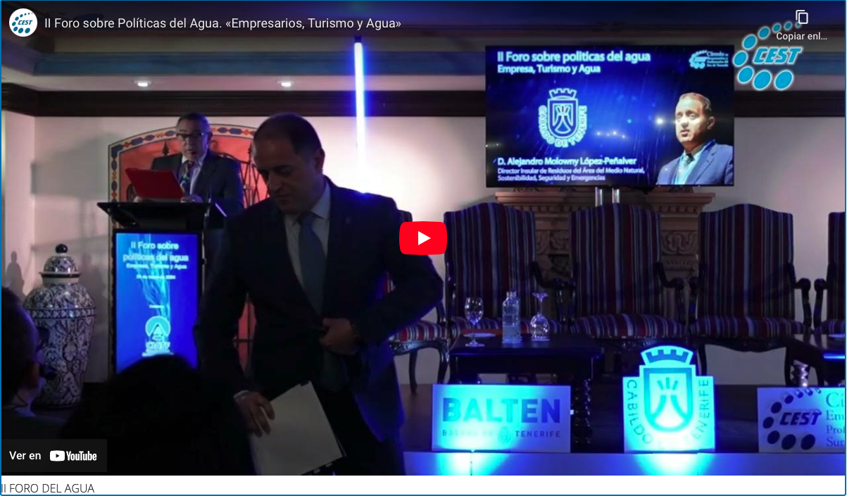 II Foro del Agua – Vídeos y fotos | Resiliencia hídrica en Territorios Insulares