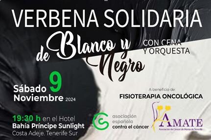 VERBENA SOLIDARIA DEL FAST. 9 de noviembre en el hotel Bahia Principe de Costa Adeje.